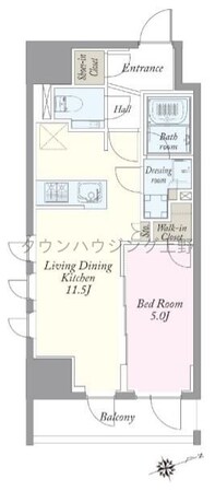 JP noie 上野稲荷町の物件間取画像